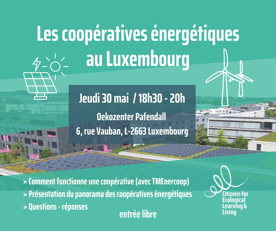 Conférence : Les coopératives énergétiques au Luxembourg