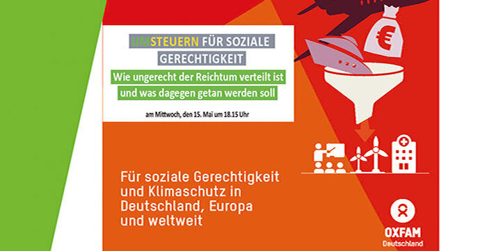 Online-Konferenz: Umsteuern für soziale Gerechtigkeit! Wie ungerecht der Reichtum verteilt ist und was dagegen getan werden soll