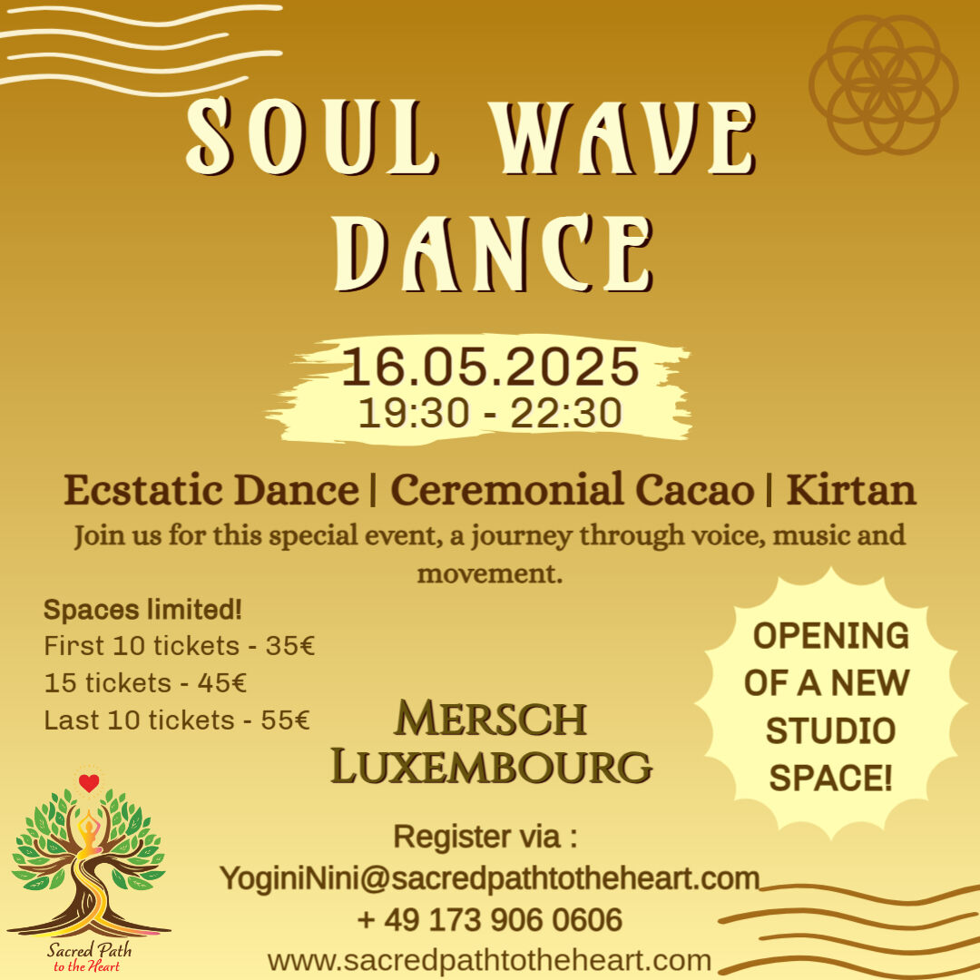 Soul Wave Dance - Ecstatic Dance, Ceremonial Cacao & Kirtan