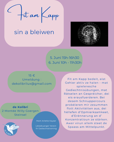 Fit am Kapp sin a bleiwen