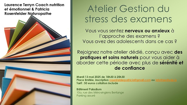 Atelier gestion du stress des examens