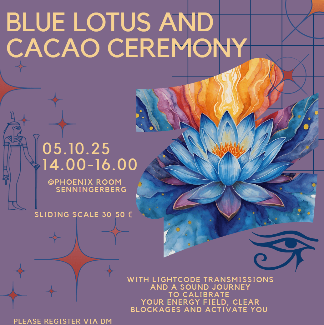 Blue Lotus and Cacao Ceremony