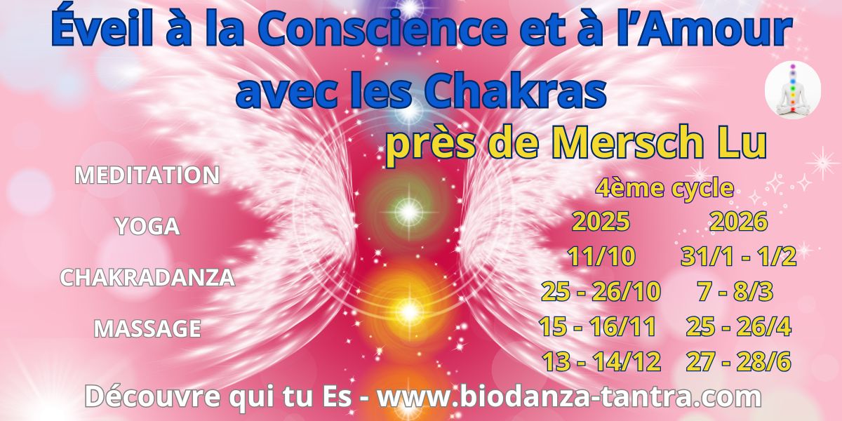 Découverte programme Éveil à la Conscience et à l'Amour avec les Chakras