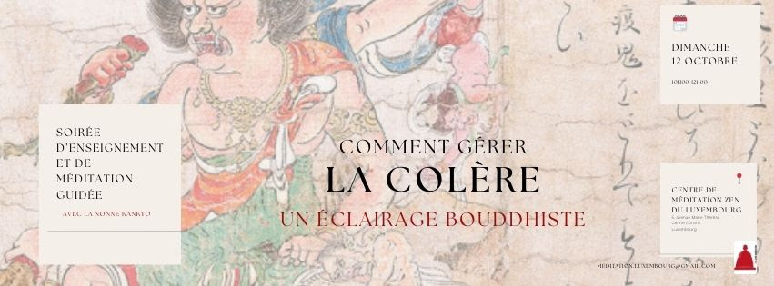 Enseignement et de méditation : Comment gérer la colère, éclairage bouddhiste