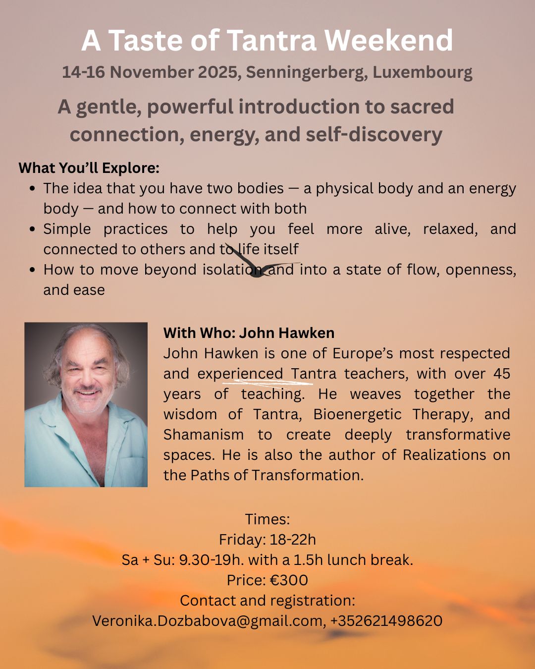 A Taste of Tantra Weekend