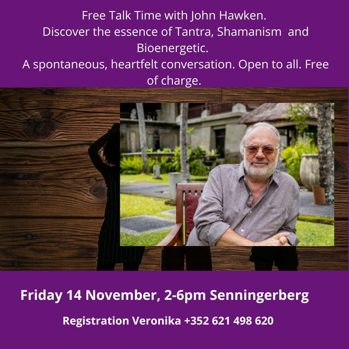 Open talk about Tantra with an experienced Tantra teacher-free of charge