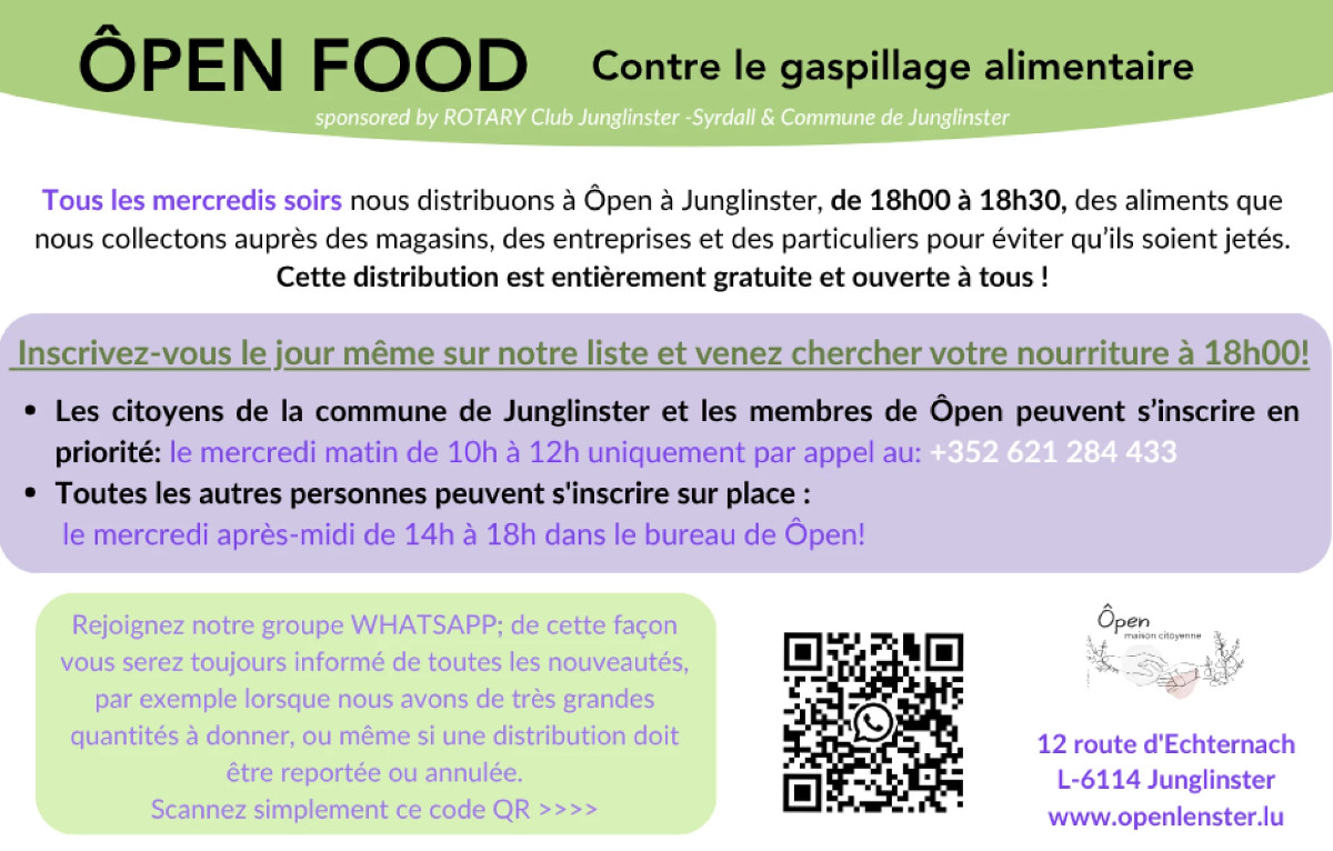 Openfood - Ôpen Maison Citoyenne contre le gaspillage alimentaire