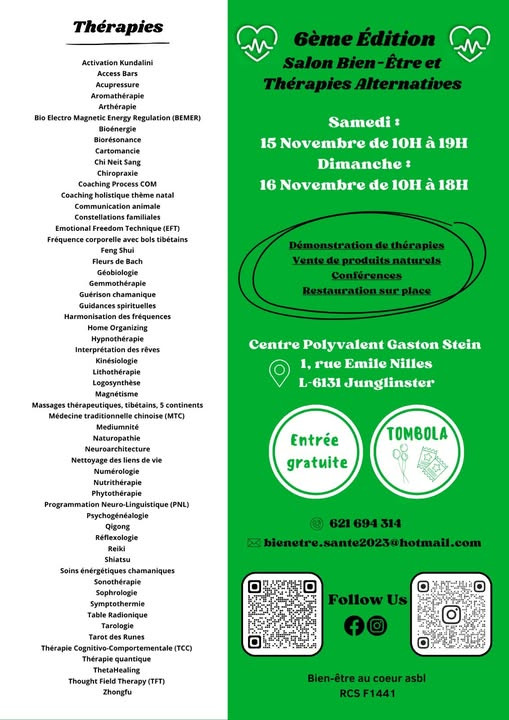 Salon du Bien-être et des Thérapies alternatives