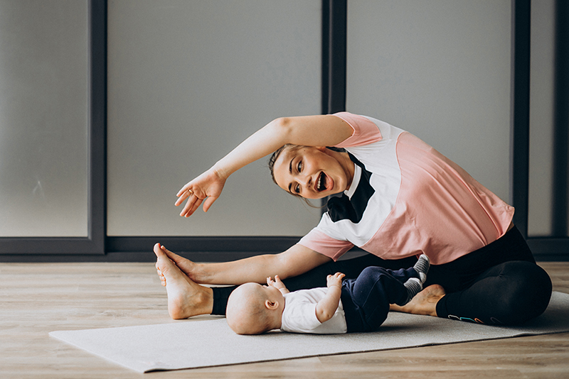 MamaYOGA after birth (ENG) with your baby
