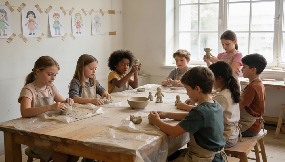 Atelier Art-thérapie pour enfants - Modelage intuitif en argile