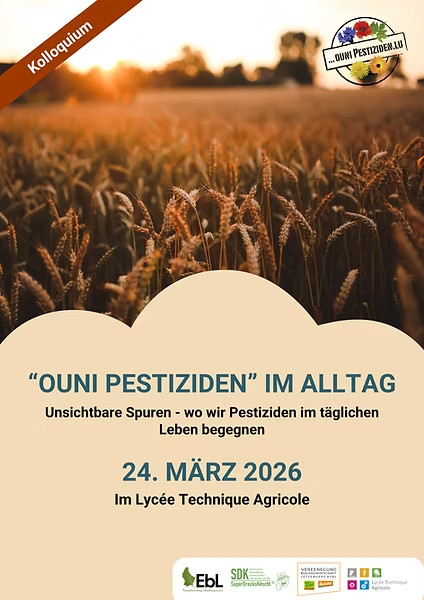 "Ouni Pestiziden" im Alltag - Unsichtbare Spuren - wo wir Pestiziden im täglichen Leben begegnen