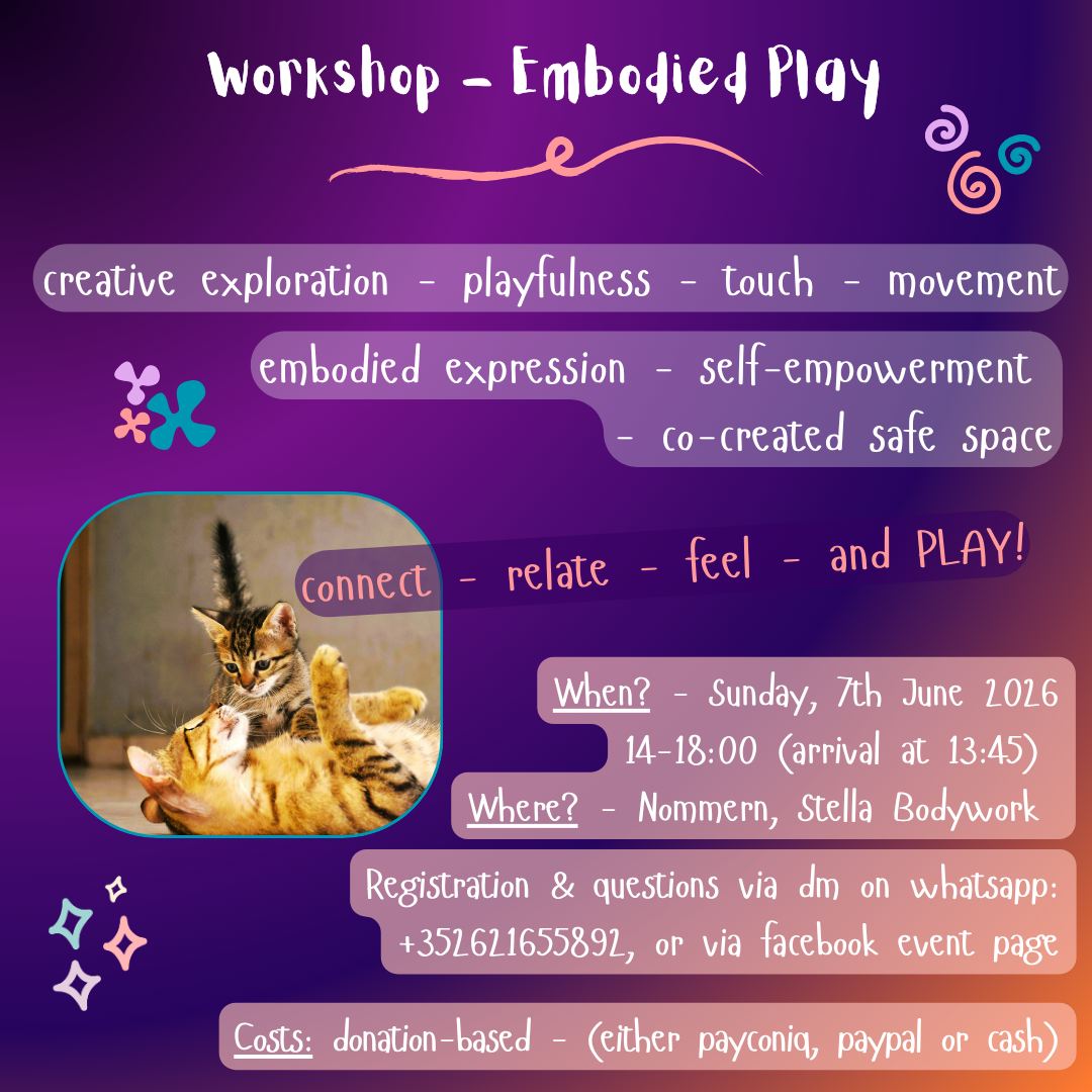 Embodied play - Workshop - 7th June in Nommern
