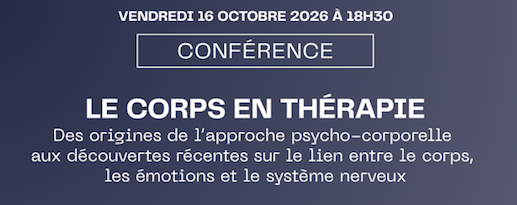 Conférence "le corps en thérapie"