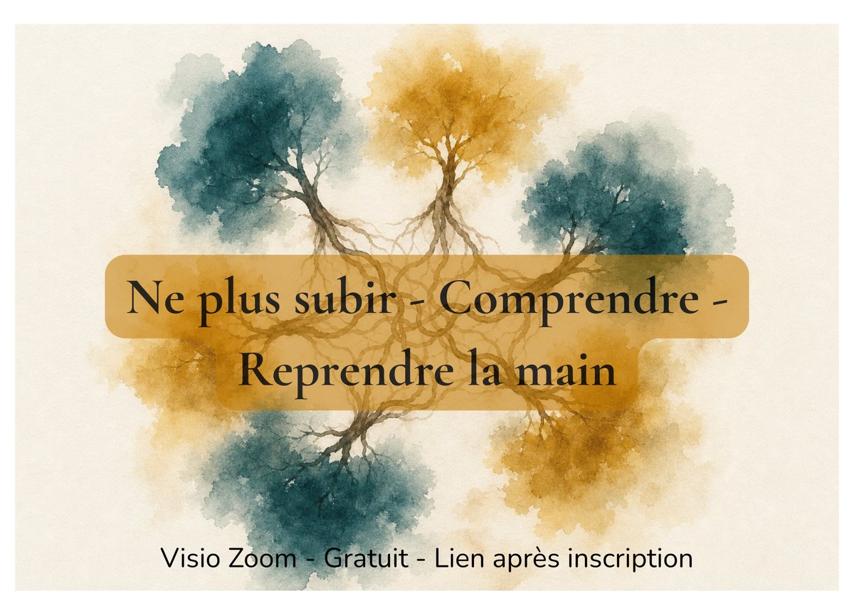 Conférence : Ne plus subir. Comprendre. Reprendre la main.